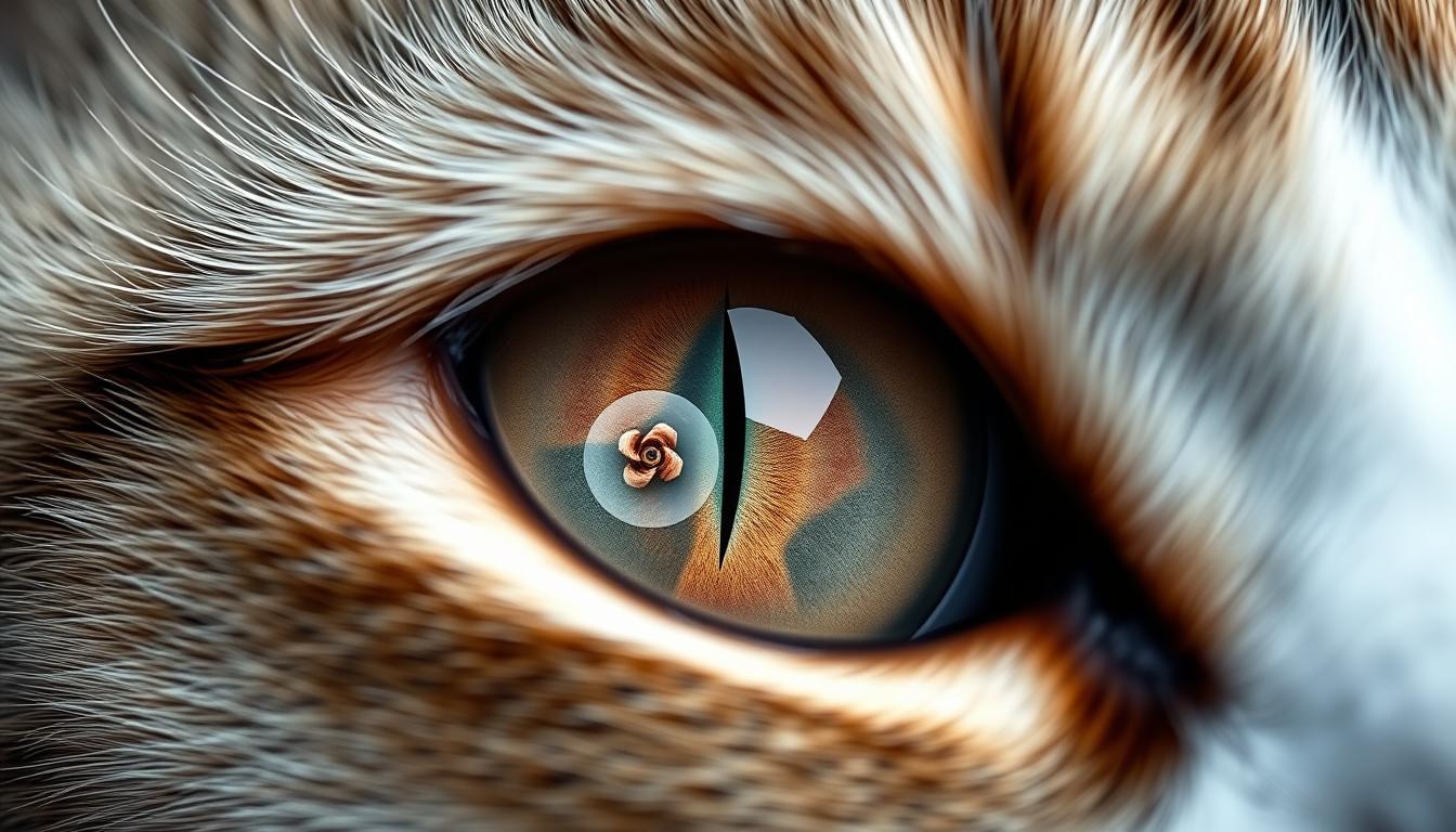 pisică tumoră oculară