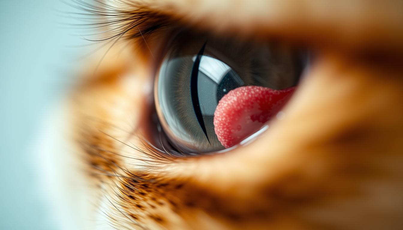 pisică ulcer cornean