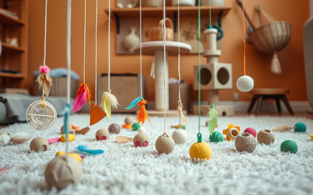 Cele mai bune jucării pentru pisoiași făcute acasă