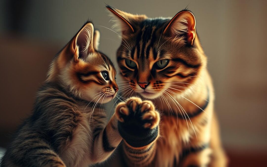 Mușcatul pisoiașului – joacă sau agresivitate?