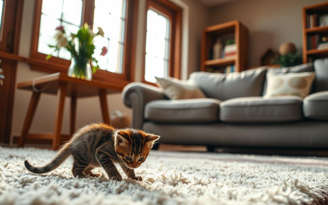 Primele zile ale pisoiașului la noul stăpân