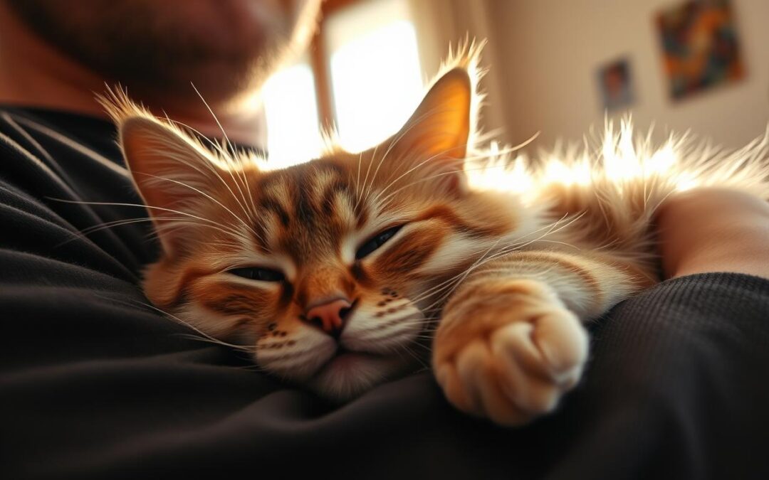 Pisoiașul se urcă în brațe – semn de atașament sau alt motiv?