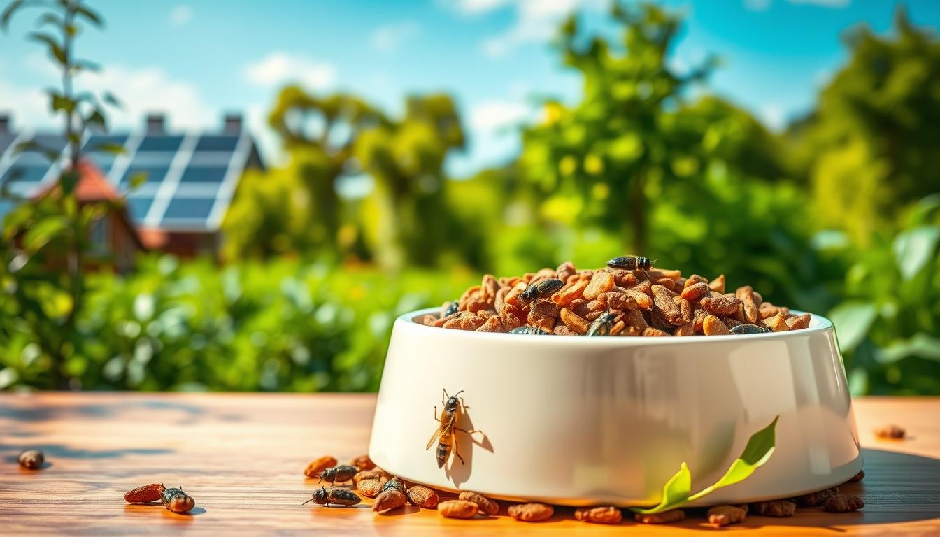 proteină de insecte și protecția mediului în hrana pentru câini