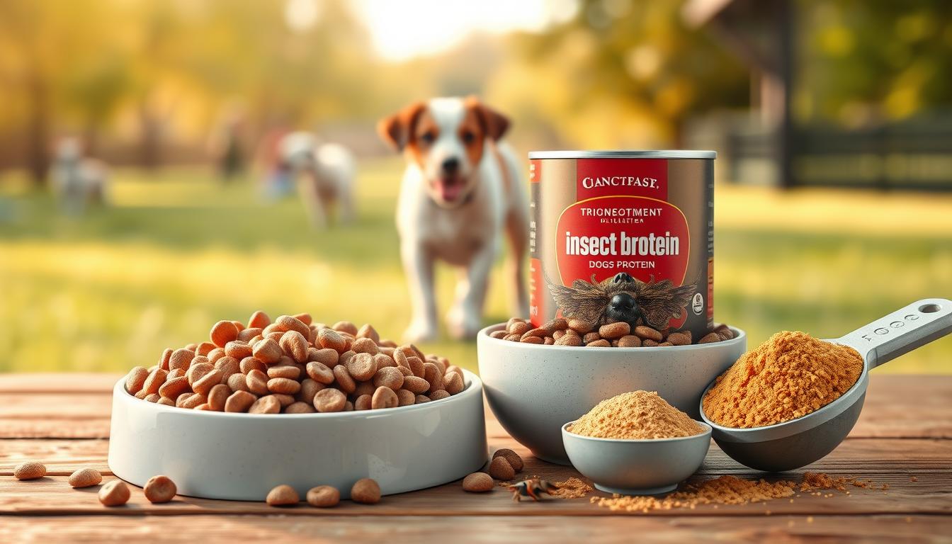proteină de insecte vs hrană tradițională pentru câini
