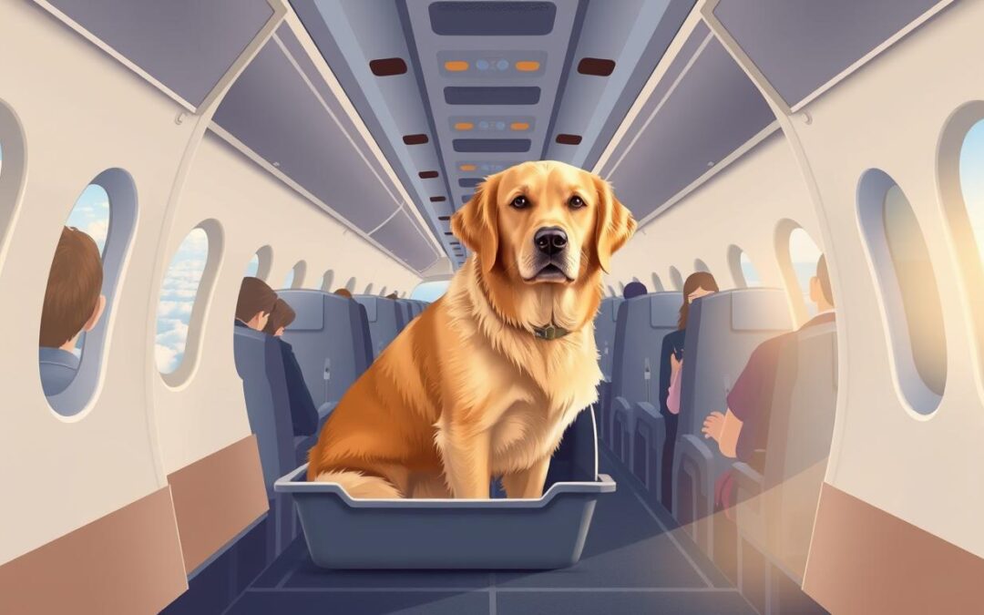 Reguli pentru călătoria cu avionul a câinelui – Tot ce trebuie să știi despre asta!