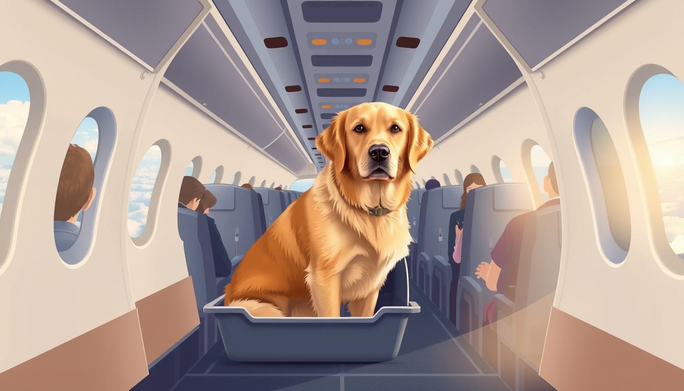 reguli pentru călătoria cu avionul a câinelui