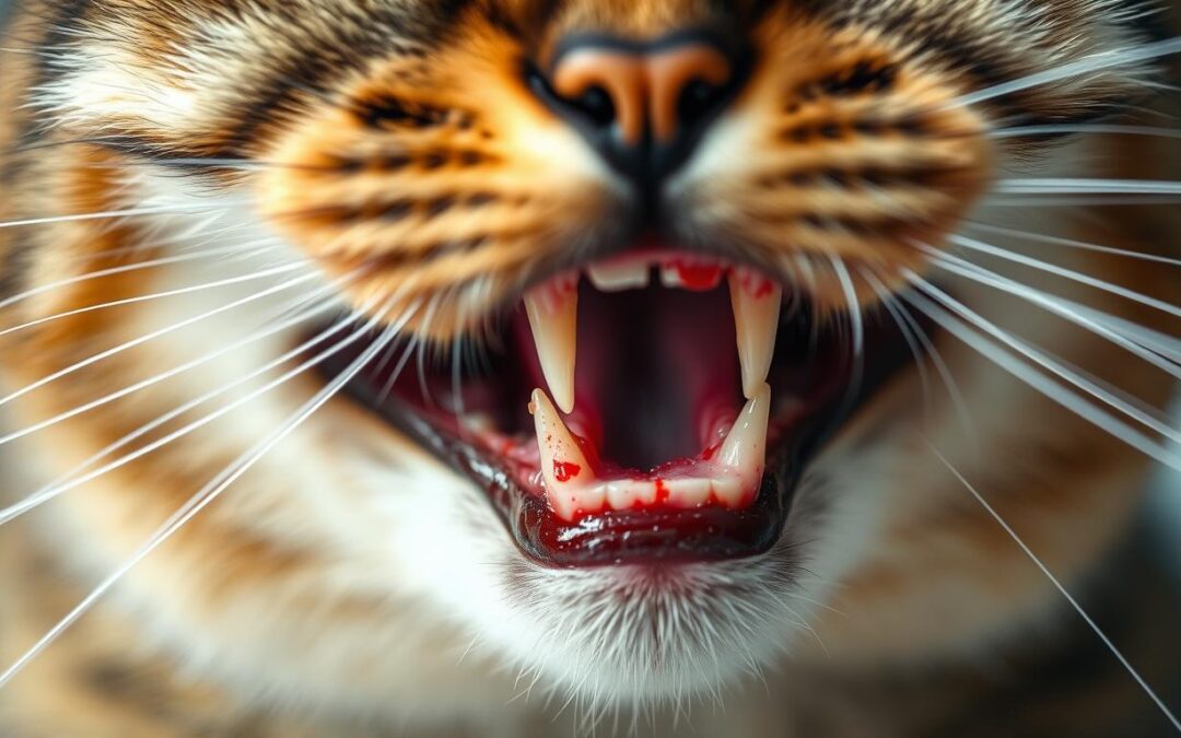 Sângerare gingivală la pisică – Tot ce trebuie să știi despre asta!