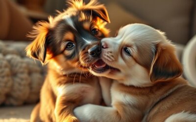 Mușcătura în joacă a puiului de câine – când este normală?