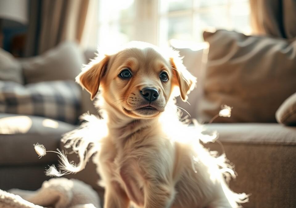 Năpârlirea puiului de câine – când începe?