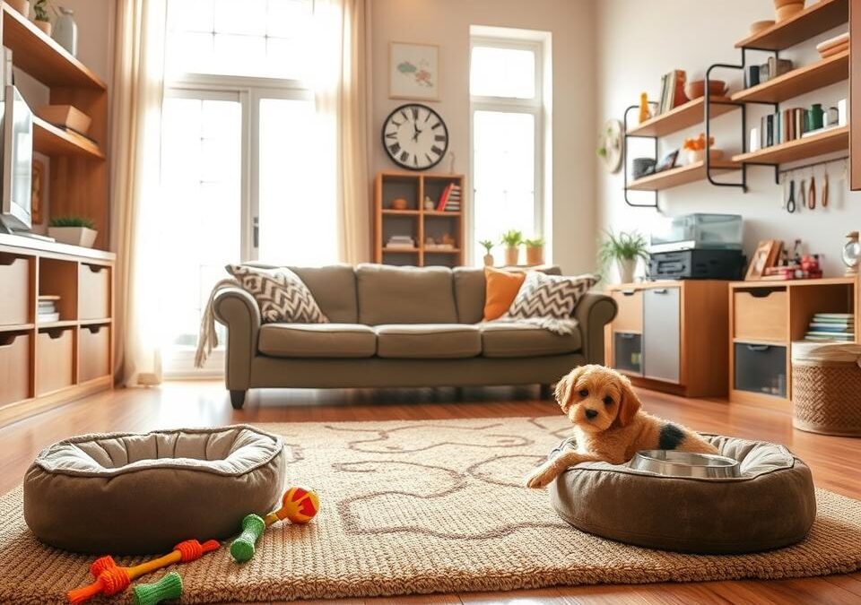 Cum să îți pregătești locuința pentru sosirea puiului de câine?