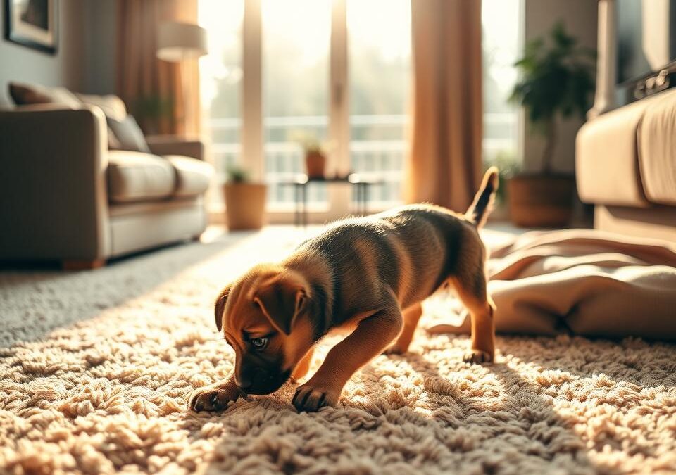 De ce sapă puiul de câine în casă sau în grădină?