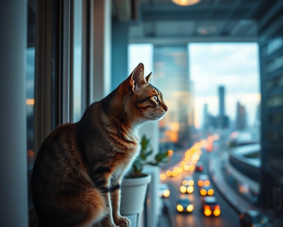 adaptarea pisicii la situații noi