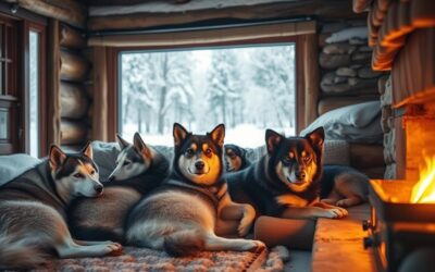 Câini vigilenți iarna – cum se pot odihni cu adevărat?