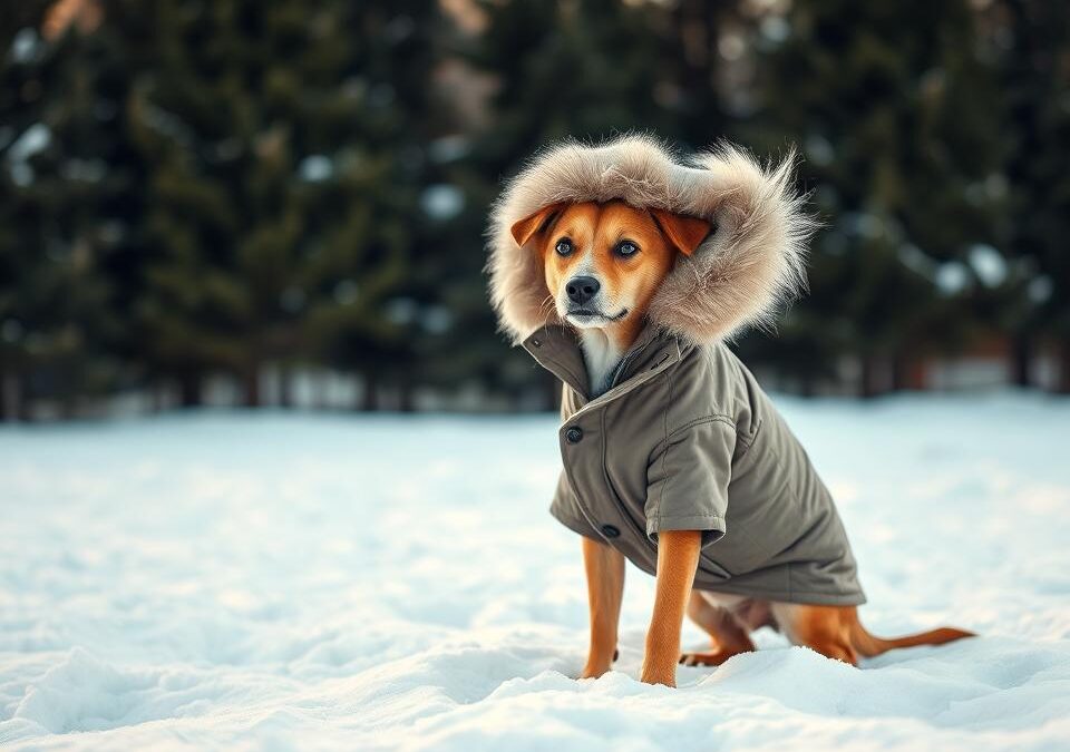 Cum alegi haina potrivită pentru câinele tău iarna?