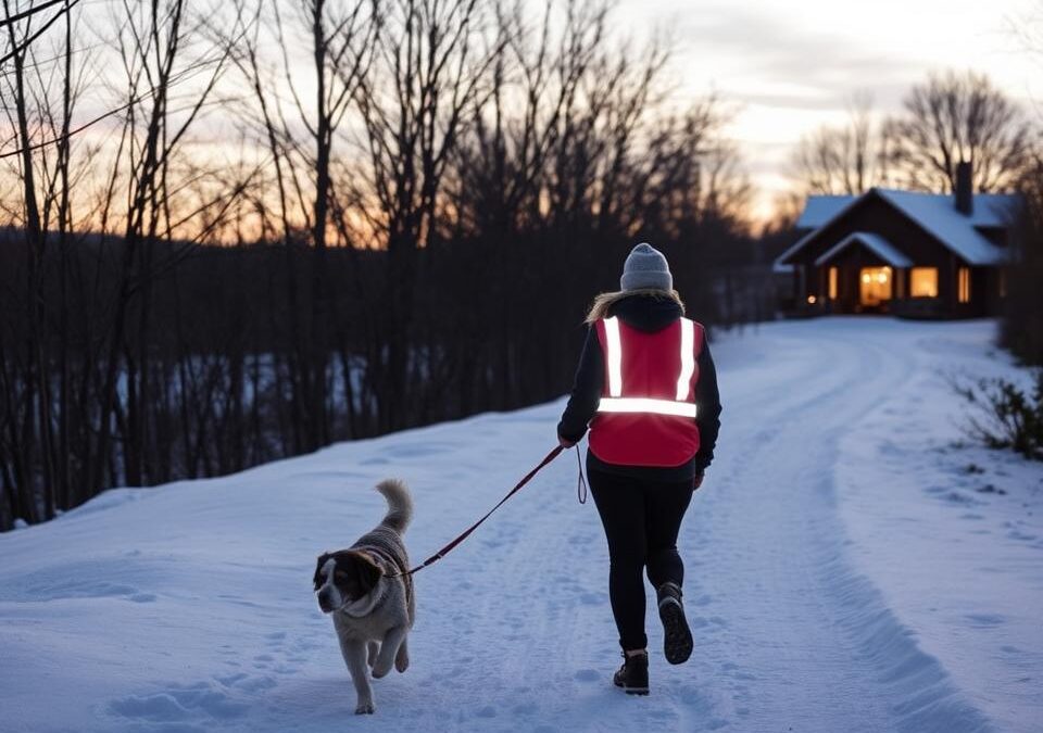 De ce lesa reflectorizantă este o alegere bună pentru plimbările de iarnă?