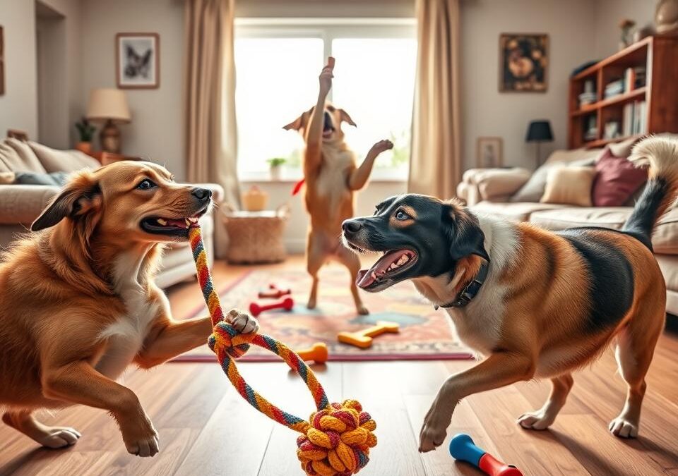 Arderea energiei câinilor în interior – jocuri și trucuri