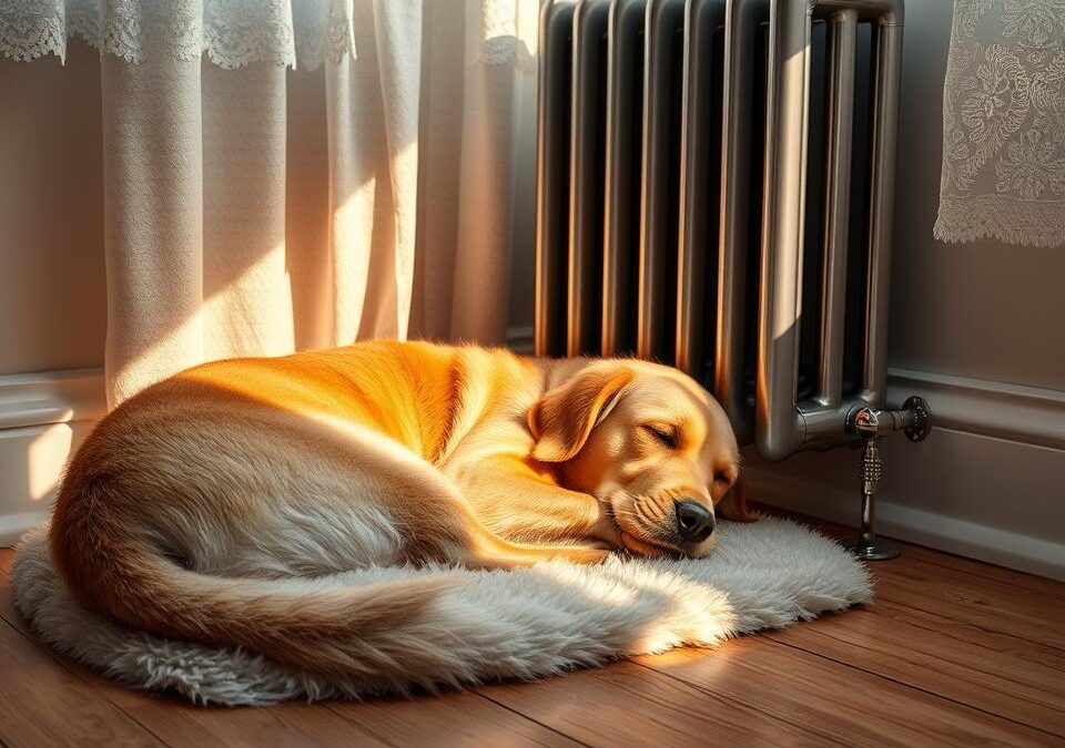 Cum să folosești radiatorul lângă câine?