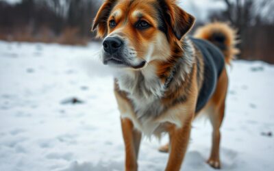 De ce gâfâie câinele meu chiar și pe frig?