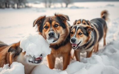 Blog 19 Mâncatul zăpezii la câini – un obicei periculos?