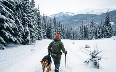 Drumeții de iarnă cu câinele – sfaturi de pregătire