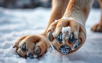 Blog 18 Plimbările de iarnă cu câinele – cum să-i protejezi lăbuțele