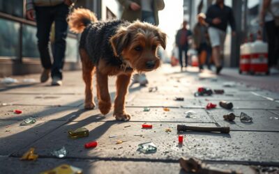 Blog 16 Substanțe periculoase pe trotuare – cum să-ți protejezi câinele?