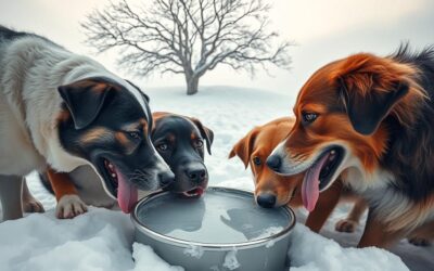 Blog 18 Nevoia de apă a câinilor iarna – nu lăsa să se deshidrateze