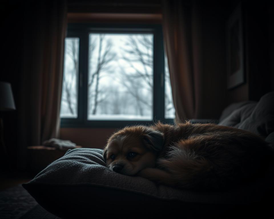 câine schimbare ritm zilnic iarna