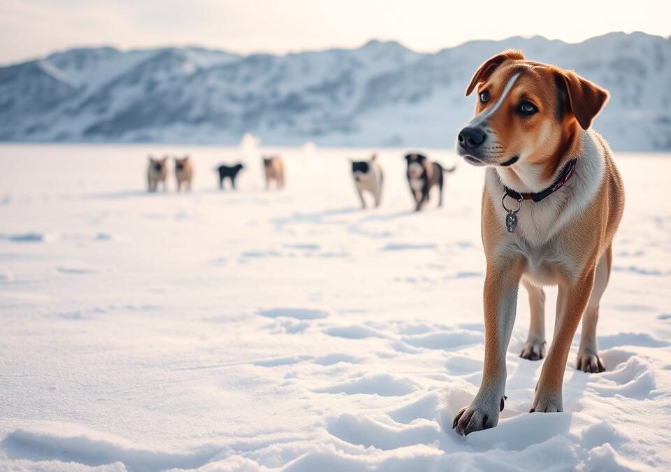 Vederea câinilor în zăpadă – ce le poate deranja?