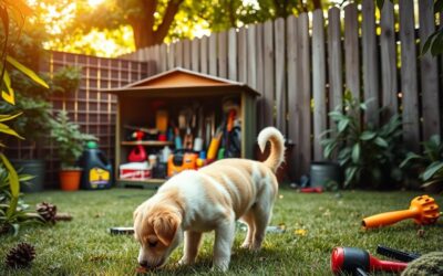 Cățelușul în curte – pericole și sfaturi