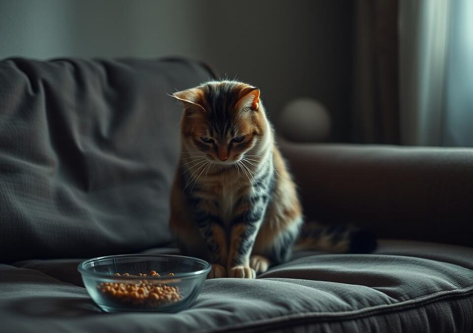 În loc să mănânce, doar stătea – acum e din nou activă