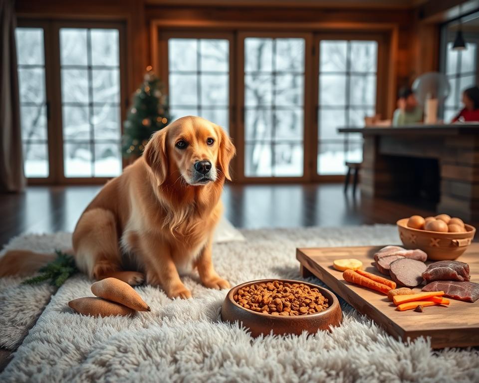 dieta hipoalergenică a câinelui iarna