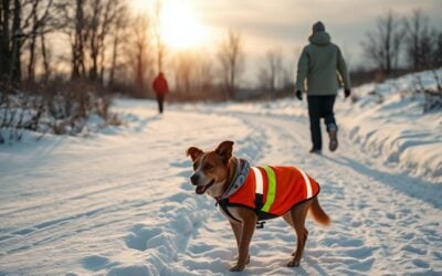 Importanța echipamentului reflectorizant pentru câini în lunile de iarnă