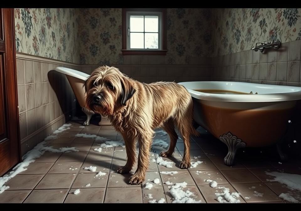 Cele mai frecvente greșeli la îmbăierea câinilor iarna