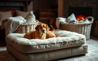 Cum creezi un loc de dormit călduros pentru câine iarna?