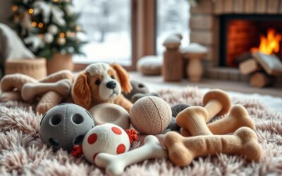 Jucării antistres pentru câini în sezonul rece