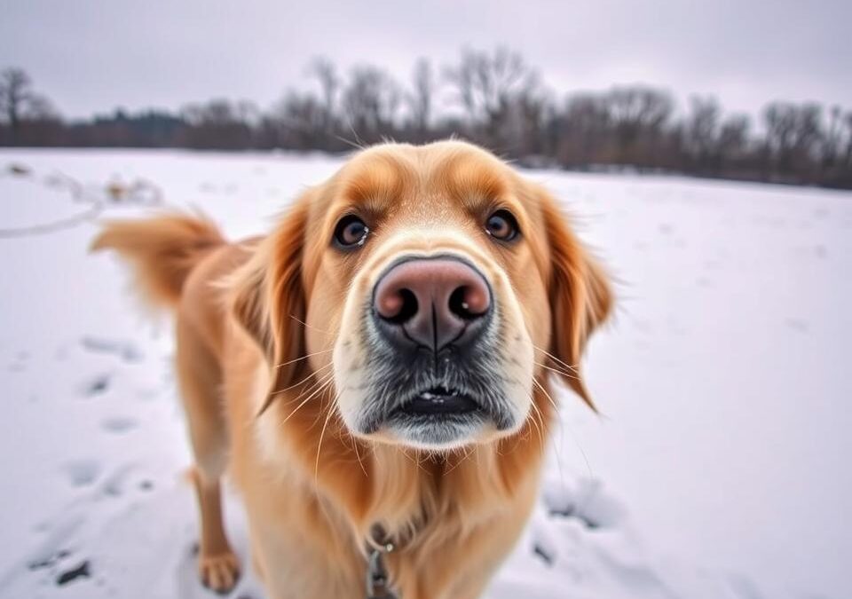 Câte grade reprezintă limita când nu mai trebuie plimbat câinele iarna?