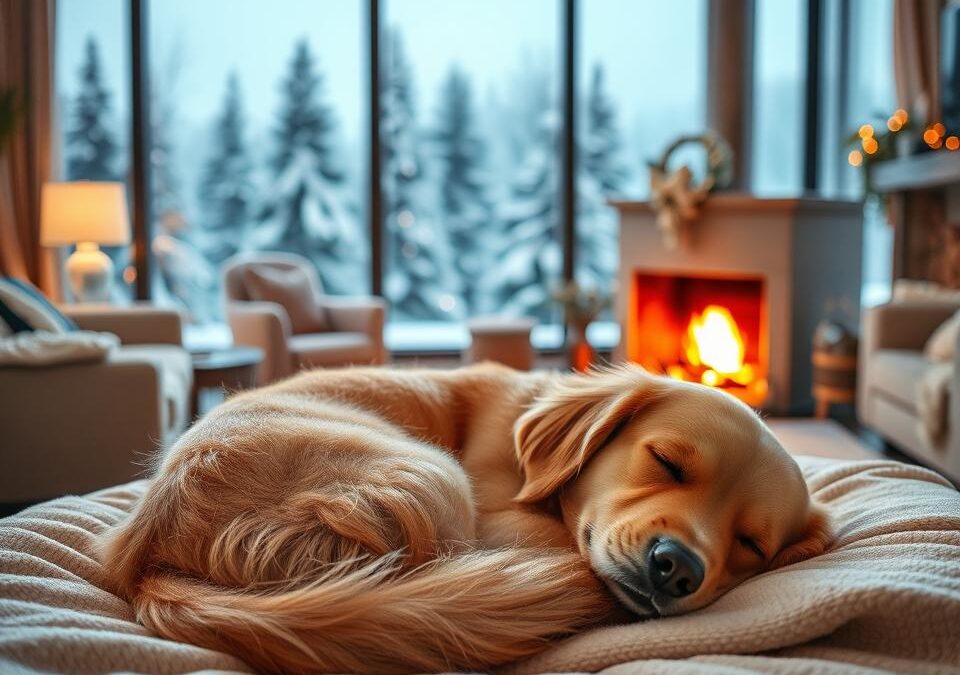 Obiceiurile de odihnă ale câinilor iarna – normale sau nu?