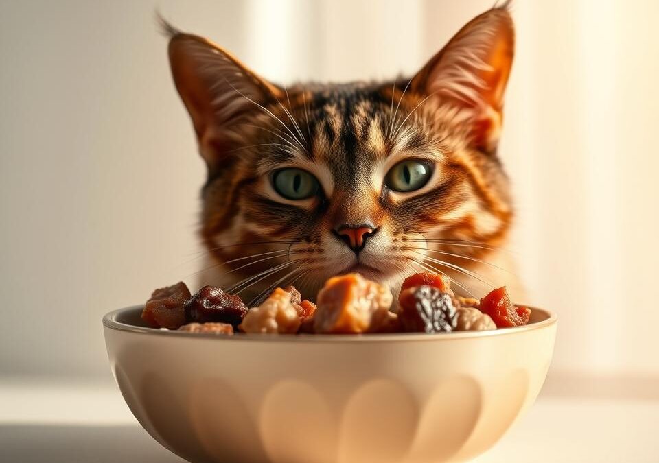 Hrană nouă = pisică mai fericită