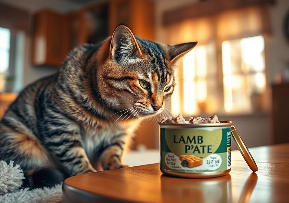 Adoră conserva cu miel – nu lasă nimic în bol