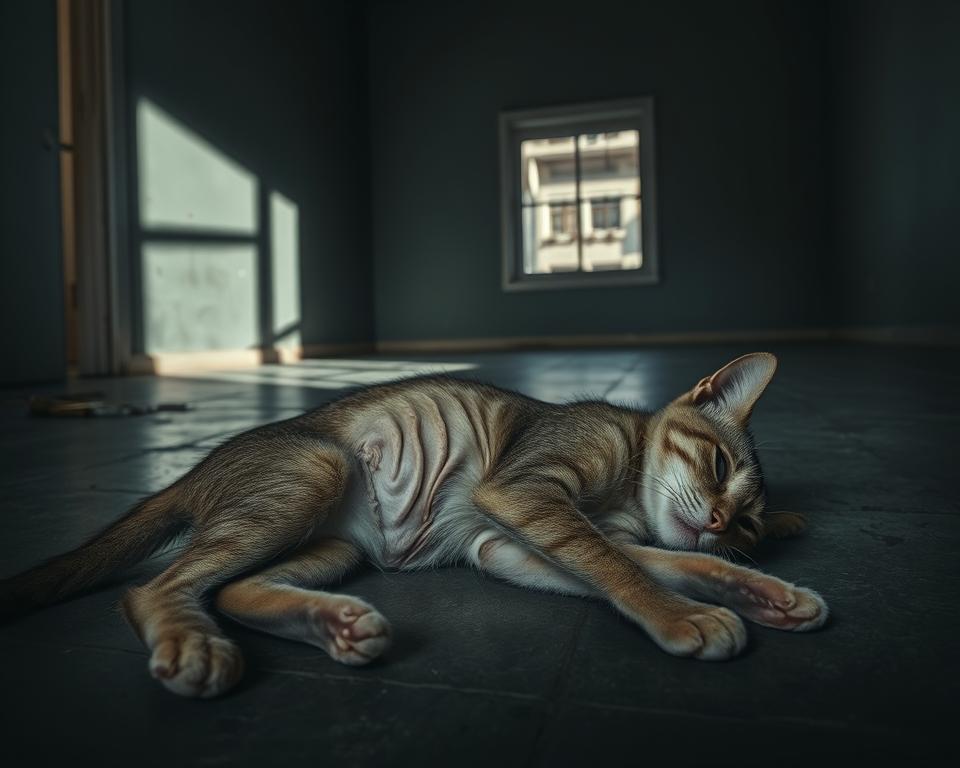 pisica nu a mâncat zile întregi