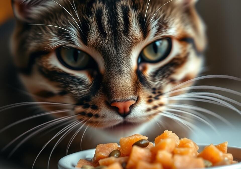 Lăsa mereu hrana cu somon – acum o iubește