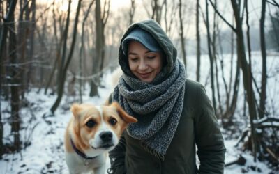 Plimbări cu câinele la temperaturi negative – cât este suficient?