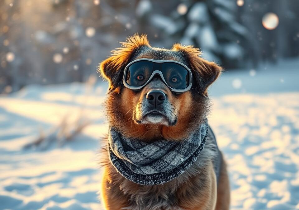 Cum îți protejezi câinele de viscol?