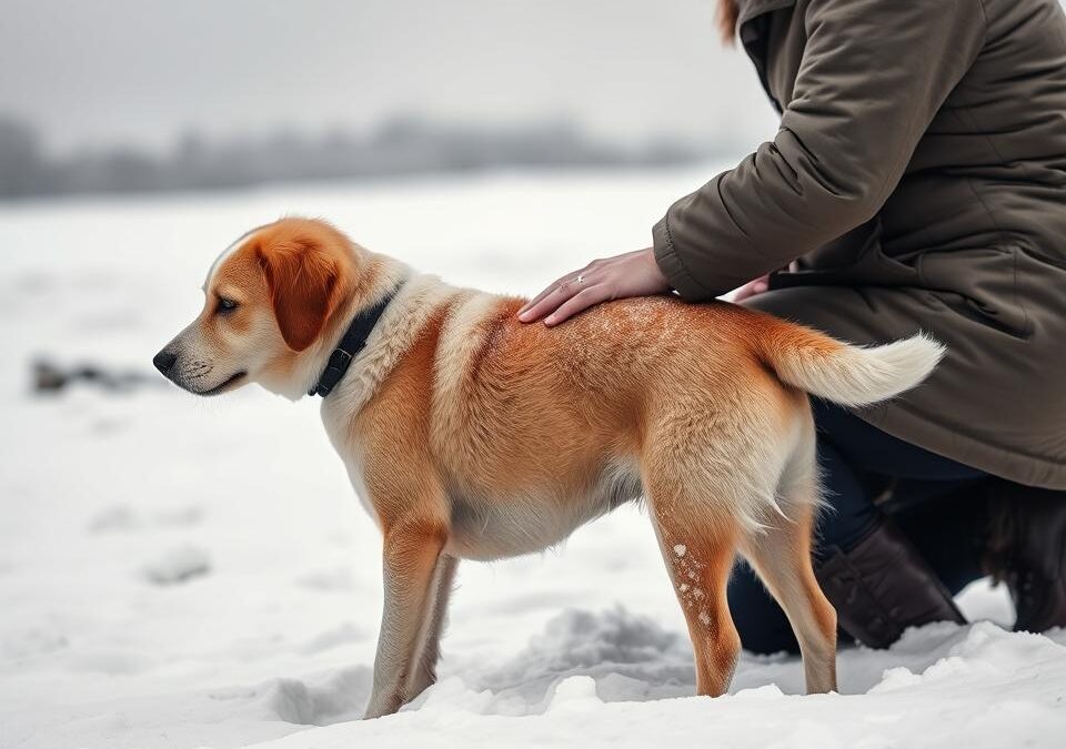 Recuperarea câinelui după plimbare iarna – cum îl ajuți?