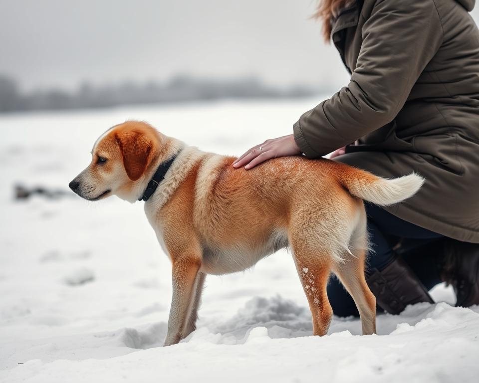 refacerea-cainelui-dupa-plimbare-iarna refacerea câinelui după plimbare iarna