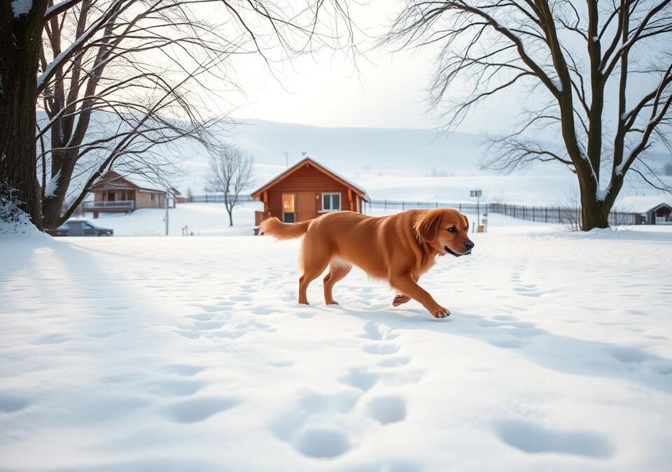 Cum creezi o rutină de iarnă pentru câinele tău?