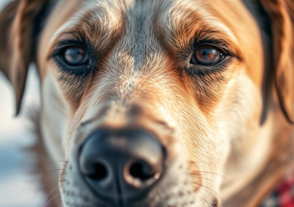 De ce se usucă ochii câinelui iarna?