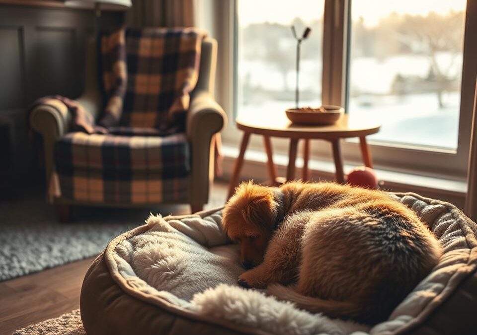 Cum creezi o rutină de iarnă în interior pentru câine?