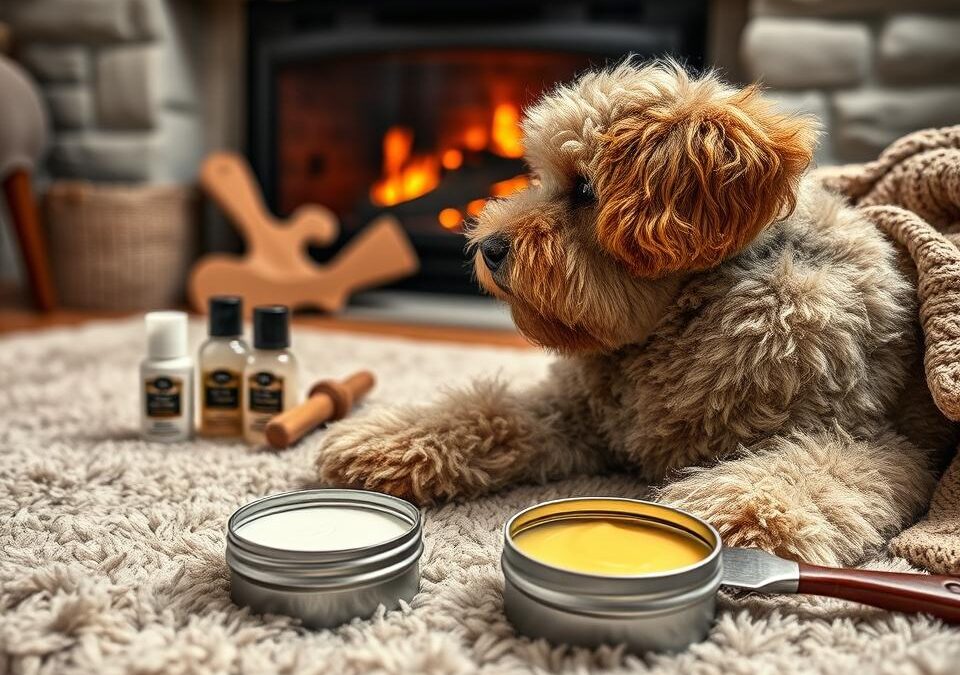 De ce merită folosit balsam de blană la câini iarna?